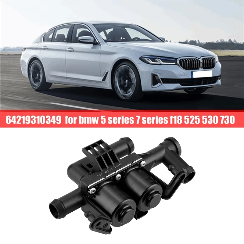 1 Pcs 64219310349 Air Conditioning Warm Valve Air Water Valve Warm Water For Bmw 5 Series 7 Series F18 525 530 730