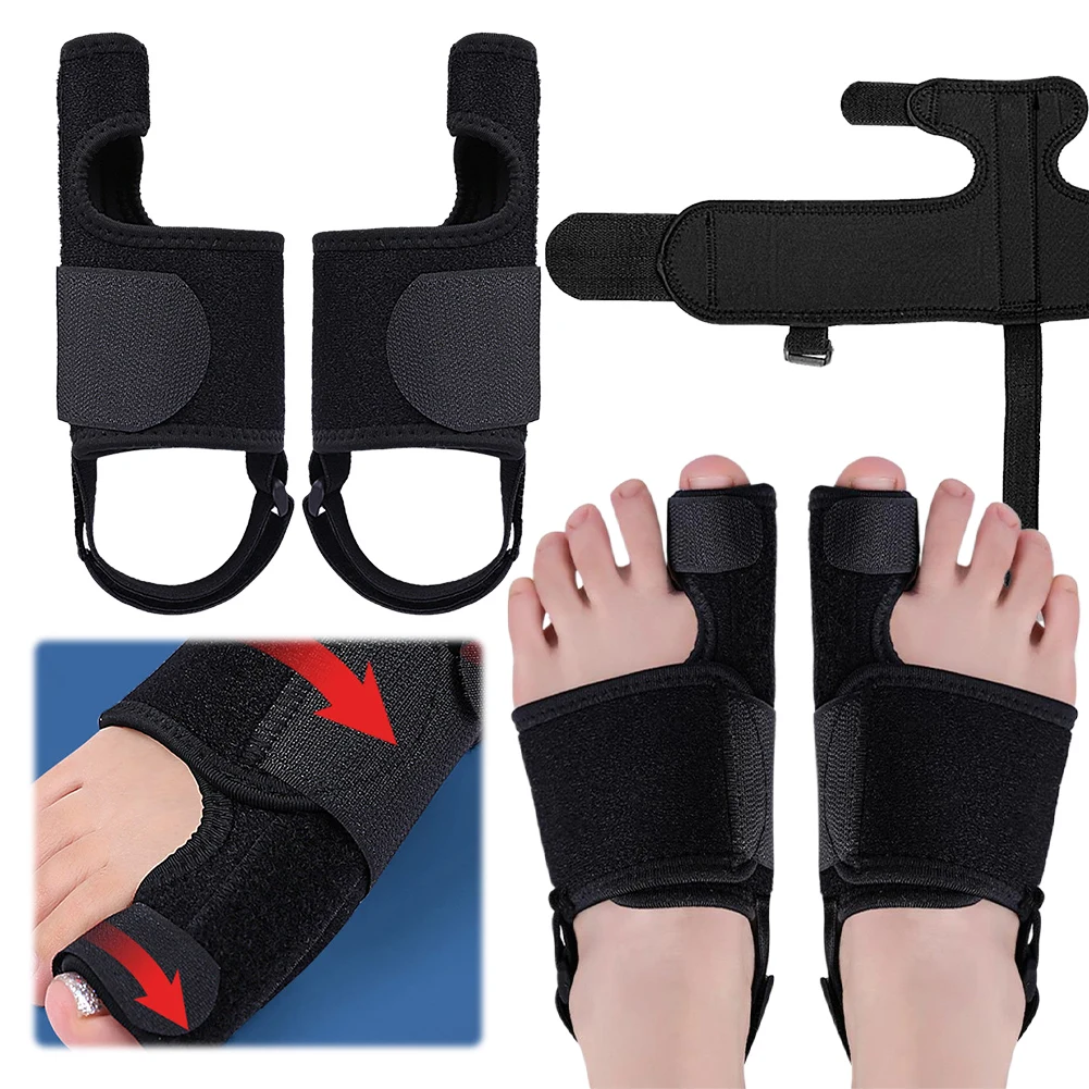 Bunion Corrector Big Toe Separator with Adjustable Strap Toe Orthopedic Tool Breathable Big Toe Straightener for Foot Care