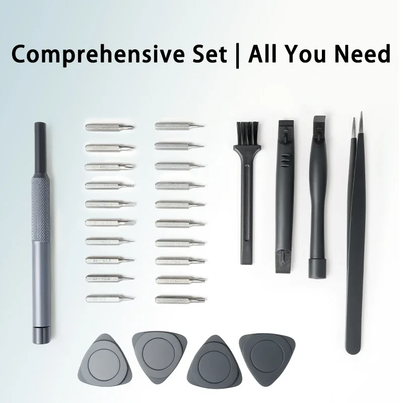 Precision Screwdriver Set with S2 Steel Bits Magnetic Handle Repair Tools Kit for Phone Laptop Glasses Camera Watch DIY