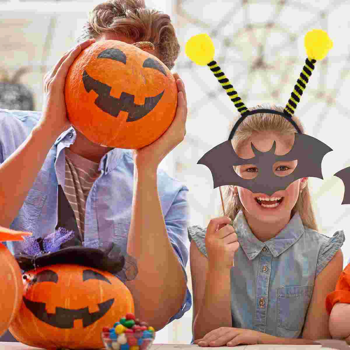Bee Antenna Headband Hair Hoops Hair Clasp 12pcs Costume Accessory Headwear For Women Halloween Costume Cosplay