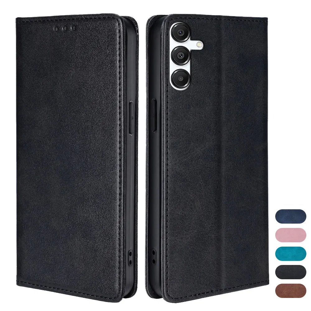 Business Magnetische Handyhülle für Samsung Galaxy S25 Ultra S25 Plus Galaxy A56 A36 A26 A16 A06 M35 Leder Flip Schutzhülle – Detail 2