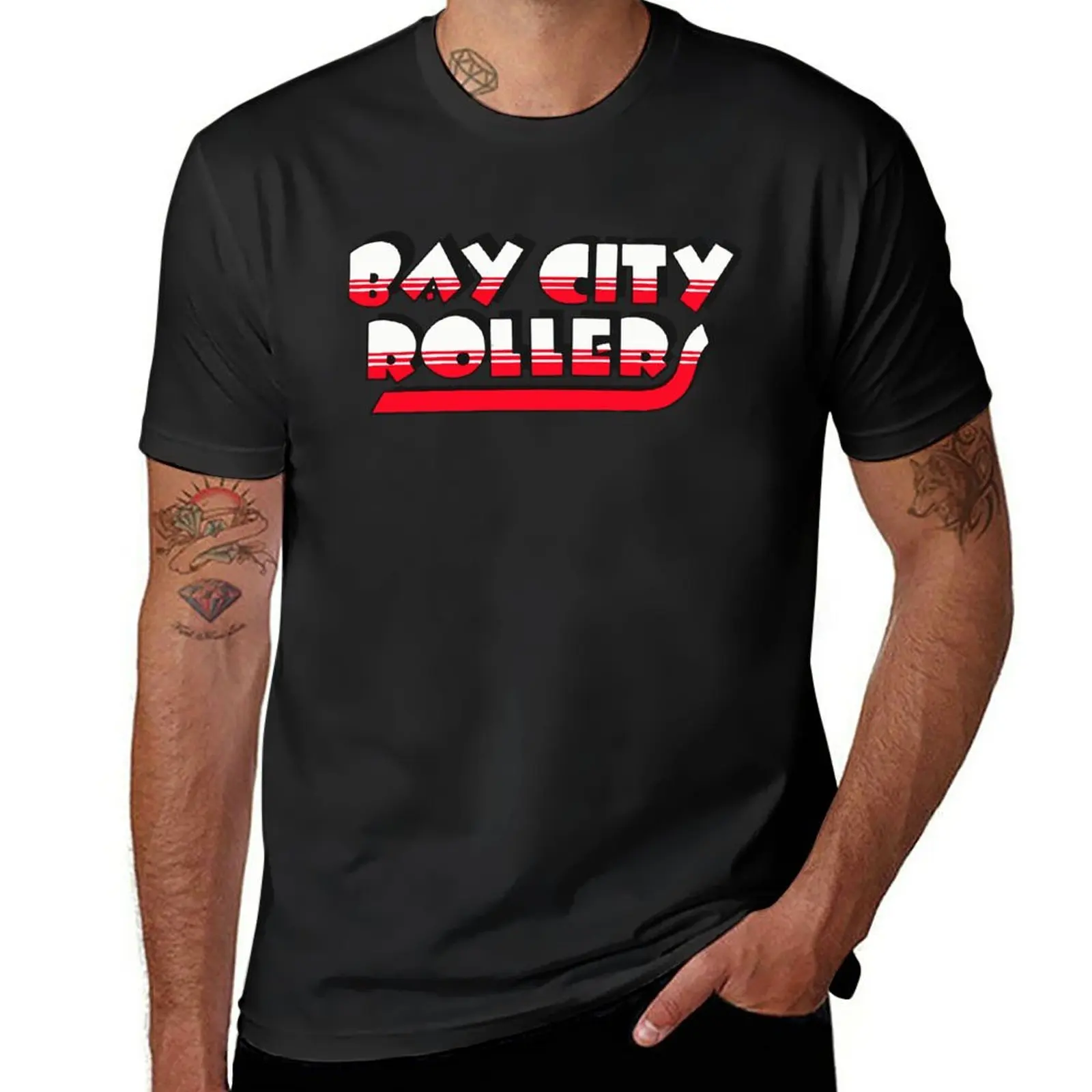 

New Bay city rollers T-Shirt vintage clothes oversized t shirts vintage t shirt custom t shirt men clothing