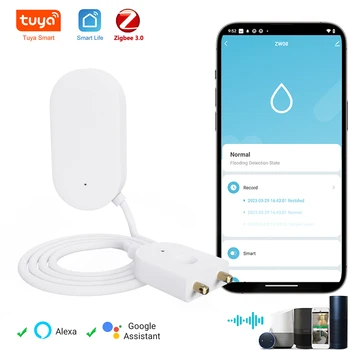 Tuya Zigbee Leak Sensor Water Leakage Detector Leakage Sensor Water Sensor Prevent Water Leakage For Smart Home SmartLife 1