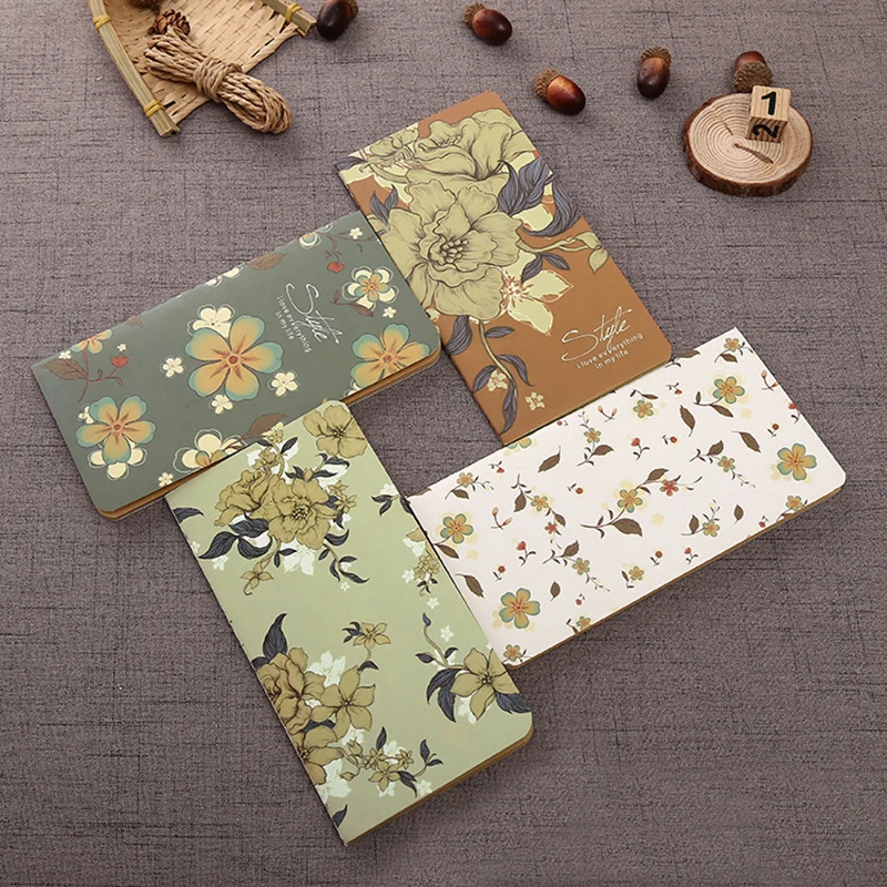 Journamm 24sheets Kraft Paper Craft Notebook for Junk Journal Planner Creative Collage DIY Scrapbook School Stationery Supplies 3 pcs laser butterfly pet stickers decorative diy scrapbooking collage material planner stationery craft supplies