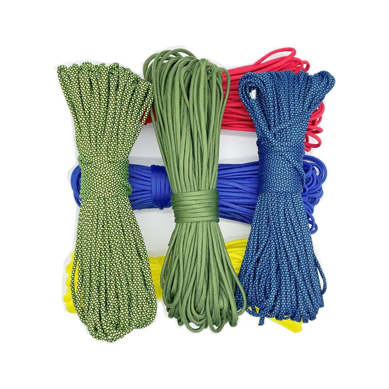 4SizeDia4mm7StandCoresParacordforSurvivalParachuteCordLanyardCampingClimbing