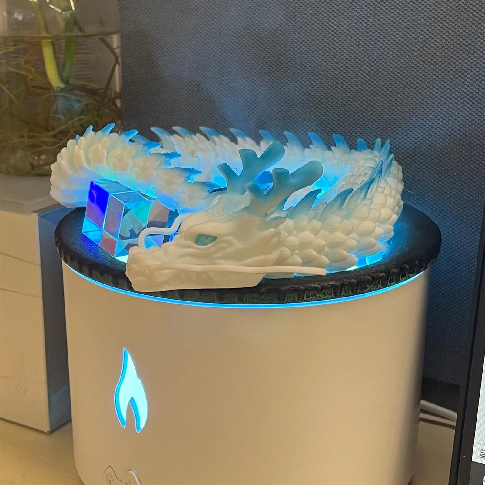Fidget drago stampato in 3D con uovo - giocattolo sensoriale articolato