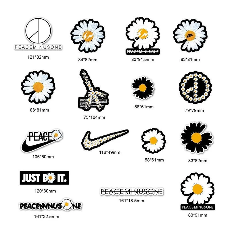 Decorative Stickers Cute Little Daisy Waterproof and Traceless White Glue Trolley Case Sticker Laptop Personalized Decorative Sticker Painting