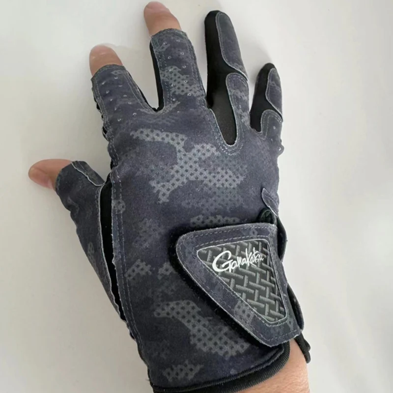 Fishing Gloves Gamakatsu Anti-slip Summer Breathable Fly Angling Cycling Sports