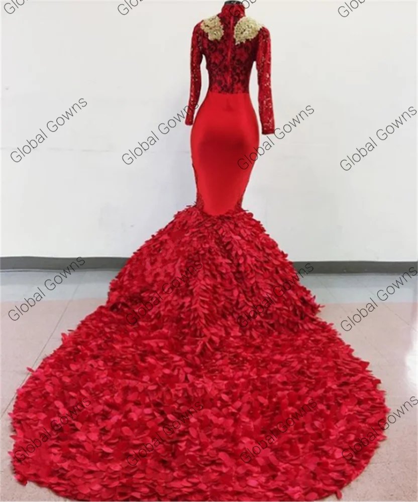 black prom dress Red High Neck Prom Dress Sequined Birthday Party Gown Appliques Evening Dresses Vestidos Elegantes Para Mujer silver prom dresses