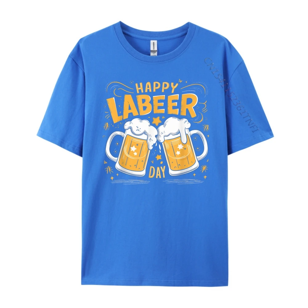 Funny Female T-shirts Happy Labeer Day Funny Labor Outdoor Tops Tees Cotton Short Sleeve Leisure Tee-Shirts Round Neck Happy Labeer Day Funny Labor Day BBQ Celebration blue