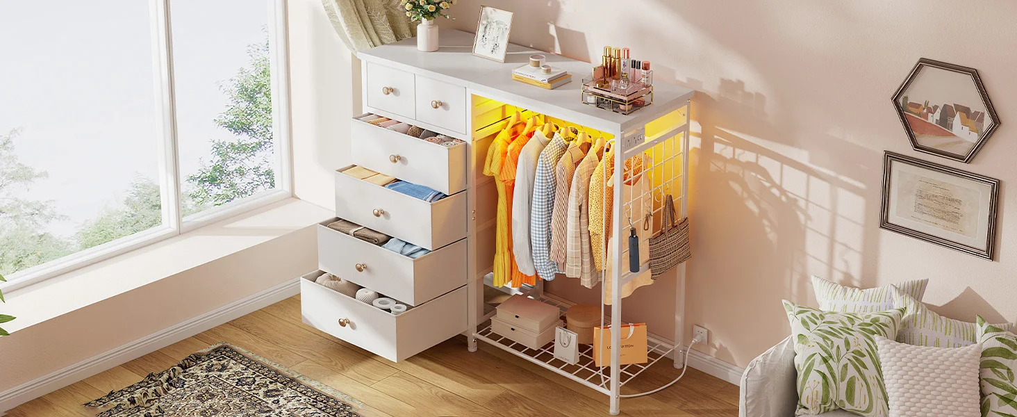 Built-In Charging Station Led