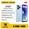 UMIDIGI A15T смартфон Android 13 MTK Helio G95 Octa-Core Ultra-Slim 6.7" HD+ 64MP AI Camera 8+8GB 128GB 5000mAh 18W NFC телефон 1
