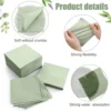 100PCS Green Paper Cocktail Napkins Disposable 3 Ply Beverage Embossed Wedding Soft for Birthday Dinner Party Bridal Shower 6
