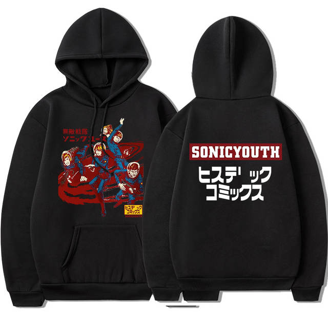 SONIC YOUTH THEMED HOODIE (10 VARIAN)