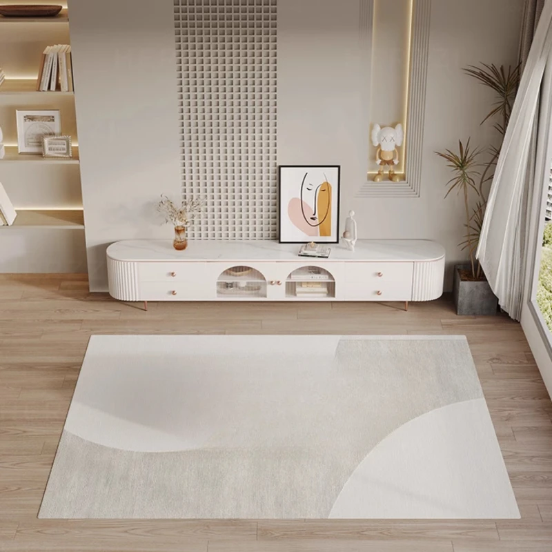 Mobile Tv Moderno In Legno Galleggiante Nordic Light Luxury White Standing Mobile Tv Home Storage Fernseher Schrank House Furniture