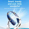 2024 New Outdoors Portable Halterneck Fan USB Handheld Silent Multi-function Bladeless Mini Electric Hanging Neck Fan 3