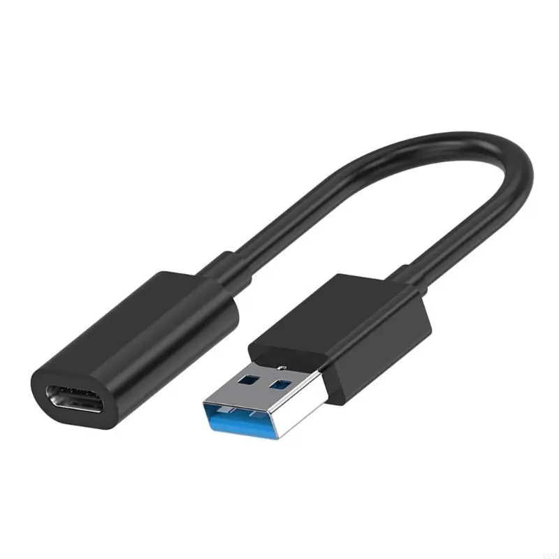 5GBPS USB A to Type C 여성 전원 케이블 헤드셋 컨버터 코드 15cm 5.9in y3nd