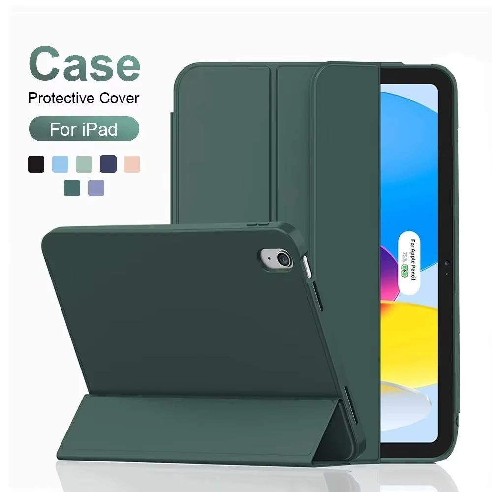 Versatile Trifold Stand Smart Cover with Soft TPU Back