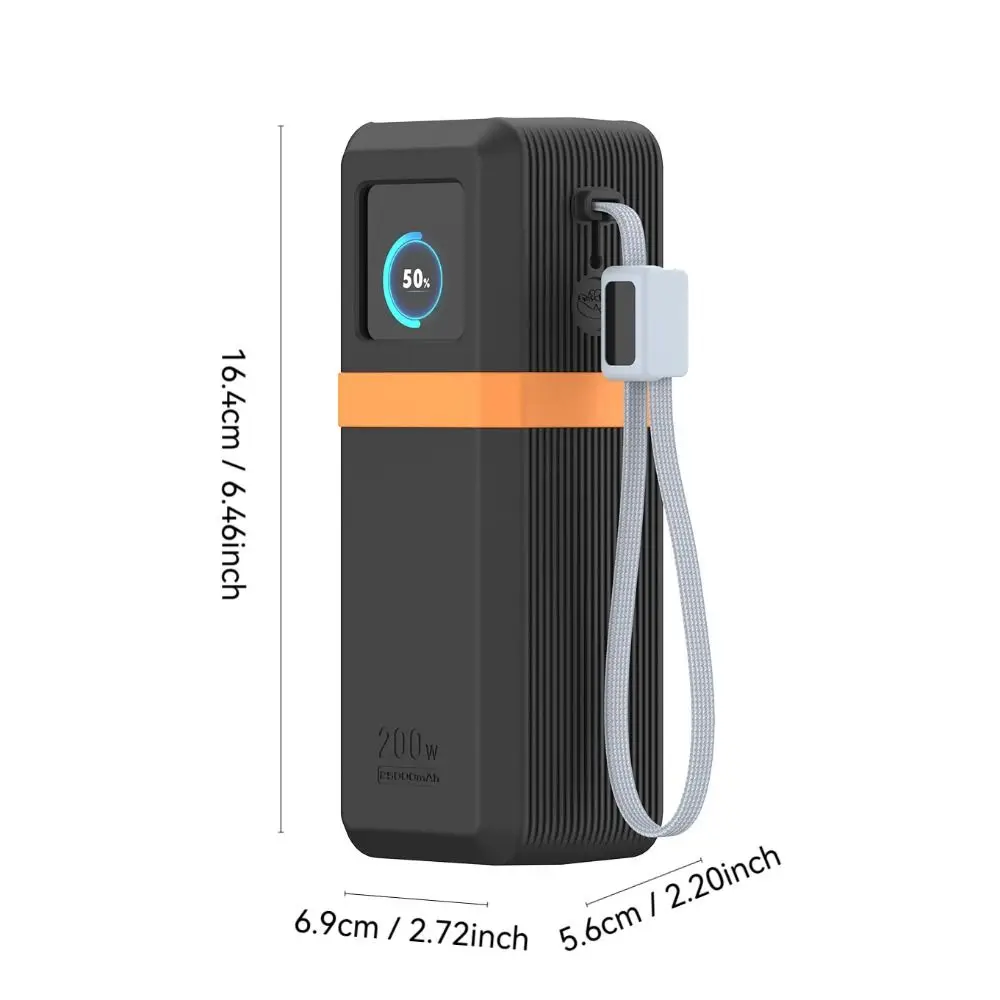 충격 방지 실리콘 케이스 부드러운 방진 보호 커버 UGREEN 200W 25000mAh 보조베터리-PB728용 휴대용 보호 케이스