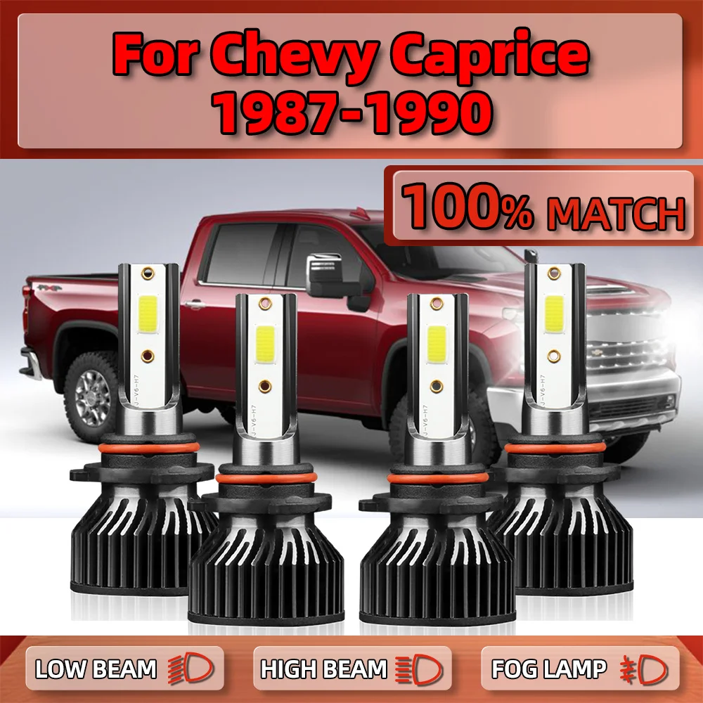 

240W 40000LM CANBUS LED Headlight Bulb 5 Years Warranty Car Light 12V 6000K White For Chevy Caprice 1987 1988 1989 1990