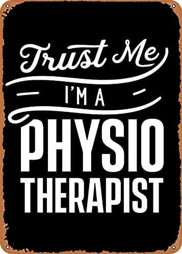 

Physiotherapist Vintage Look Metal Sign Patent Art Prints Retro Gift 8x12 Inch