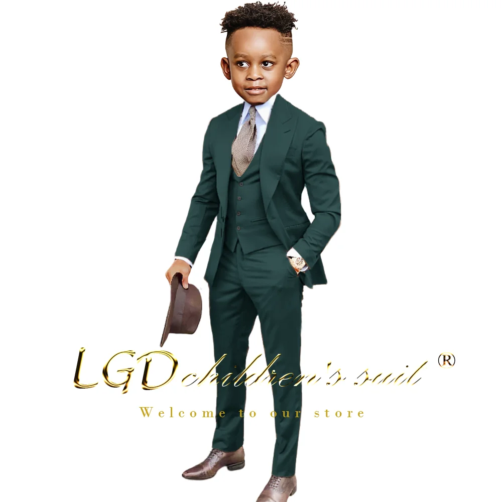 Boys' 3-piece formal suit for weddings parties and special occasions for children aged 3-16 Boys Formal Suit Set