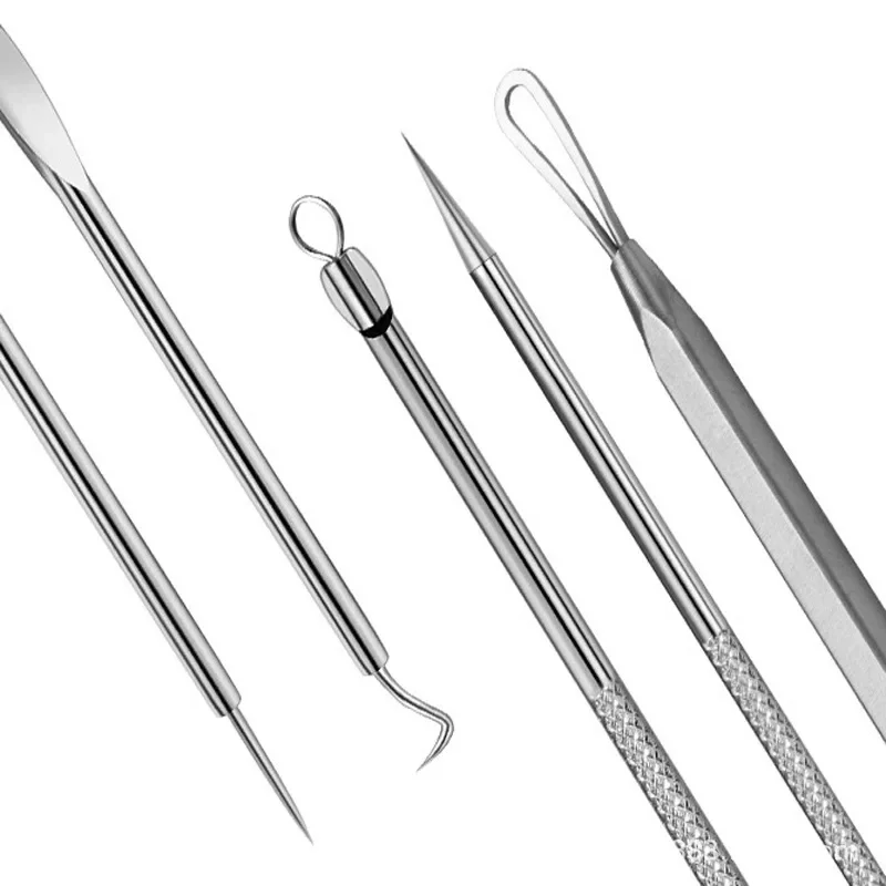 German No. 5 Cell Pimples Blackhead Clip Tweezers Beauty Face Health Salon Special Blackhead Remover Acne Needle Tool