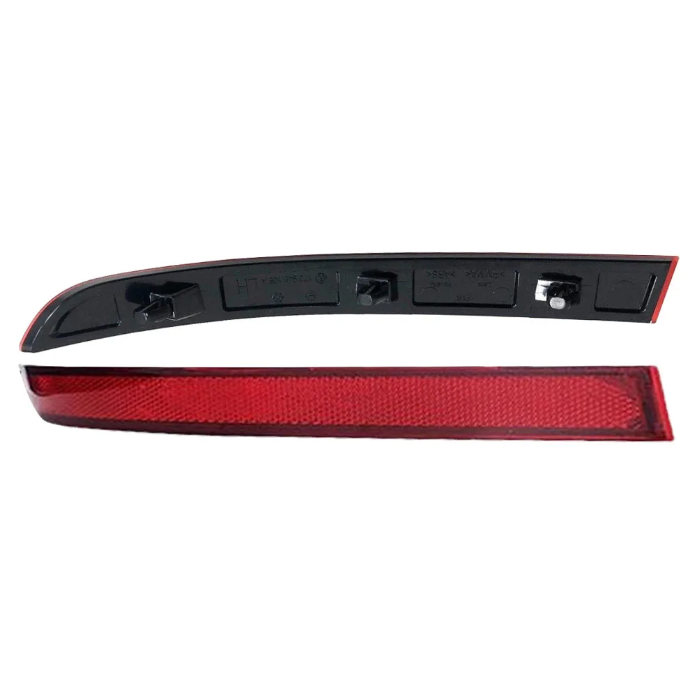 Bumper Reflector Light For VW Touran 2006 2007 2008 2009 2010 Car-Styling Rear Bumper Reflector Light 1T0945105A 1T0945106A Car Bumper Spoiler Bumper Strip Car Rear Bumper Lip Car Rear Bumper Cover