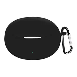Soft Silicone Protective Sleeve for Charging Case - Enhanced Earphone Charger Cover (Black)
