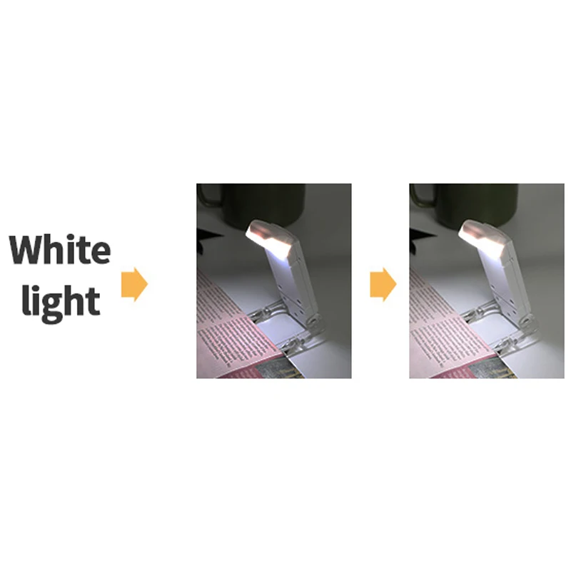 Mini Light Reading Clip Light LED Small Night USB Charging Adjustable Brightness Eye Protection Portable LED Light Desk Lamp Night Light LED Desk Lamp Mini Night Light Mini LED Light