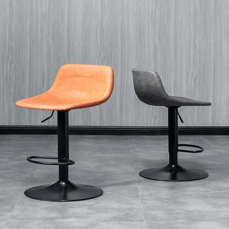 

Office Bar Chair Up And Down Rotation Modern Simple Back Bar Stool Luxury Luxury Chair Designer Cadeira Nordic Furniture