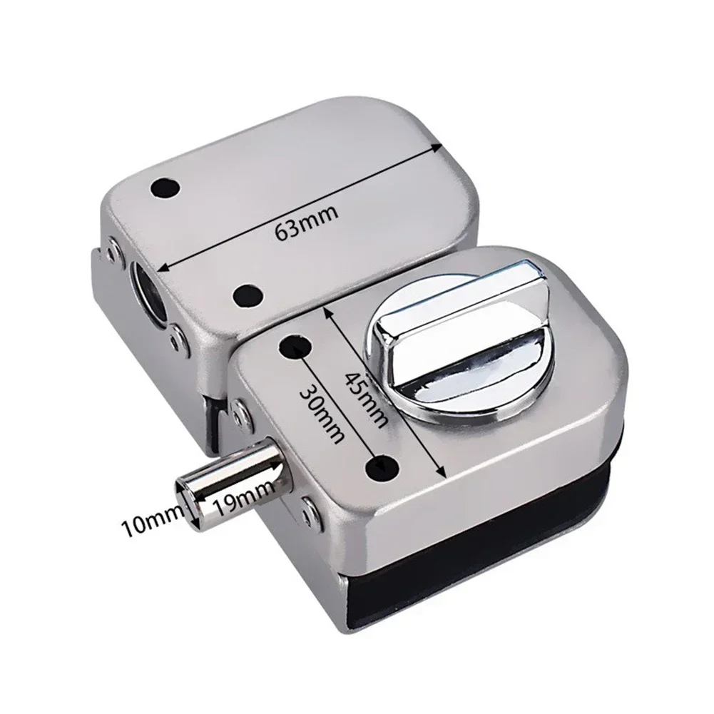 Stainless Steel Glass Door Lock Bolt Latch For Double Glass Door Frameless Cabinet Doors Lock door lock door latch