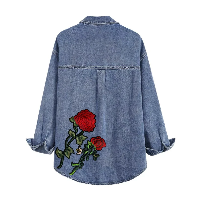 

6PCS Custom Red Peony Flower Garment Patches Parches Para La Ropa Stickers Iron On Embroidery Patch For Jackets Clothes P0057