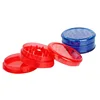 3Pcs 60MM 3 Layer Plastic Tobacco Herb Grinder Smoking Accessories Round Shape Crusher for Smoke 2