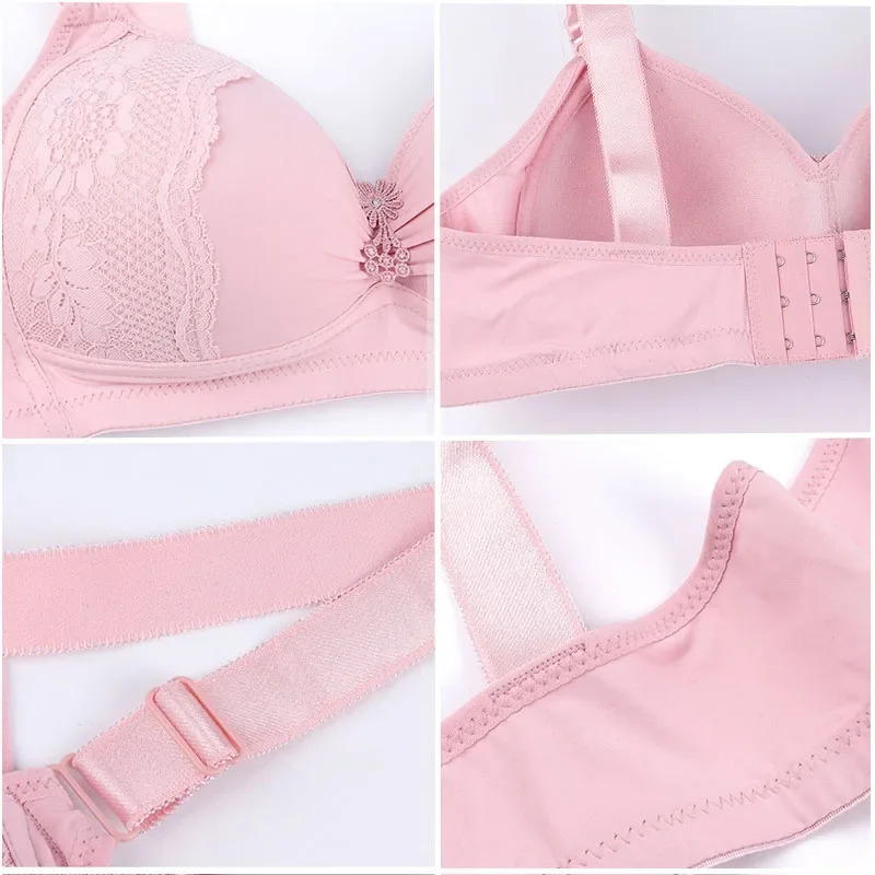 Sexy Lingerie Bras 42-48 B C Cup Push up Brassiere Mommy Girls Seamless Bralette Underwear Female Lingerie Underwear 6