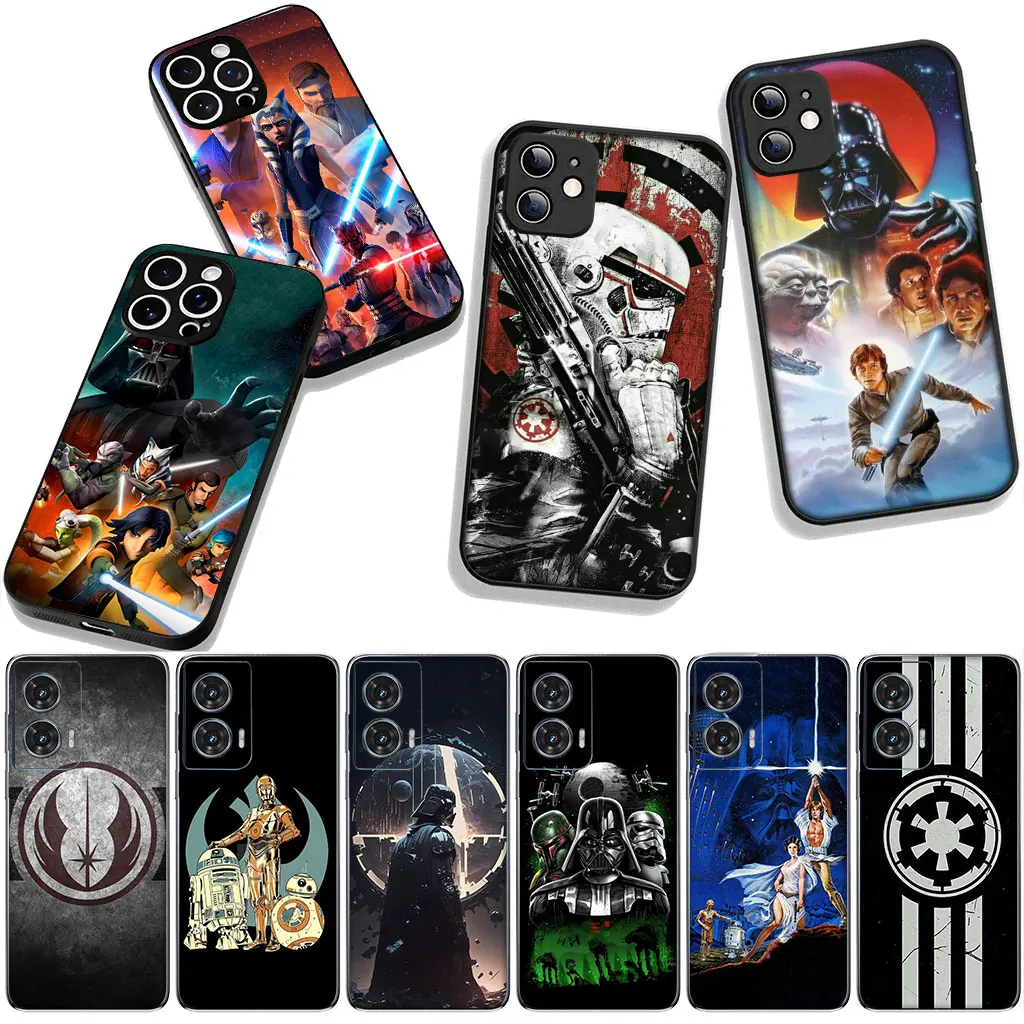 Intergalactic Stars and Mandalorian Yoda TV Series-Inspired Phone Case