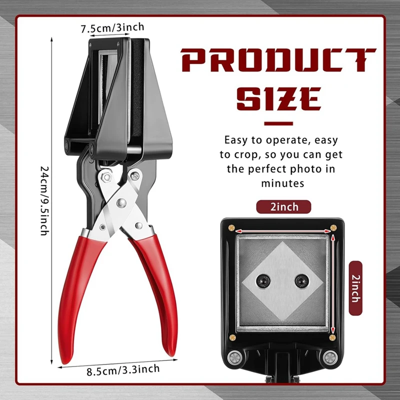 Handheld Passport Photo Cutting Machine Photo ID Die Cutting Machine Hole Punch Suitable For Office