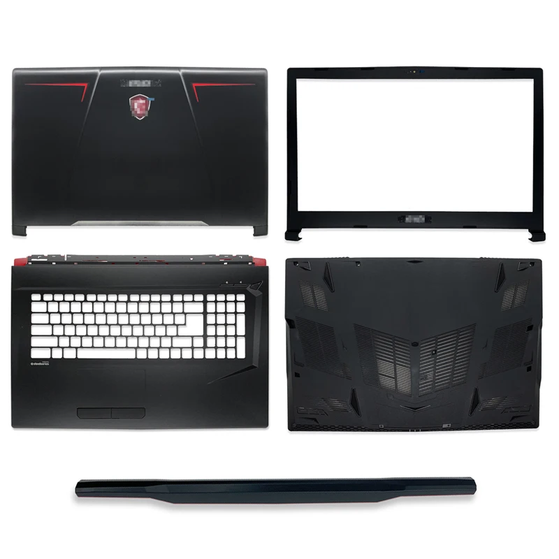 New For MSI GP73 GP73M MS-17P1 Laptop 17.3" inch Top Cover LCD BackCover/Front Bezel/Hinges/Palmrest Metal/Bottom Case GP73 laptop sleeve 15.6 inch Laptop Bags & Cases