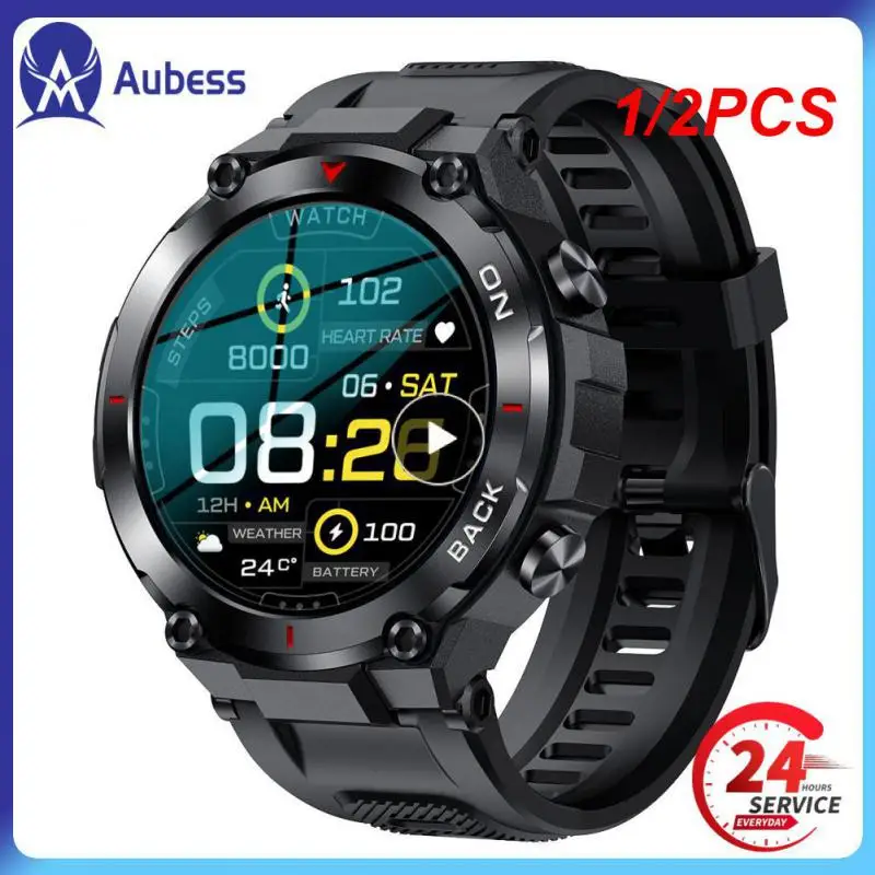 

1/2PCS New Military GPS Smart Watch AMOLED 360 * 360 Screen Heart Rate Waterproof Smart Watch Is Applicable For