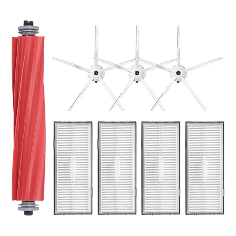 

Replacement Part Main Brush Side Brushes HEPA Filters Compatible For Roborock S7 T7S Vacuum Cleaner Accessories