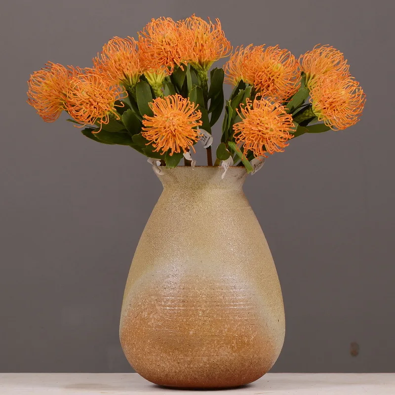 

Simulation large pincushion fake flower simulation flower set living room table porch desktop decoration arrangement pieces