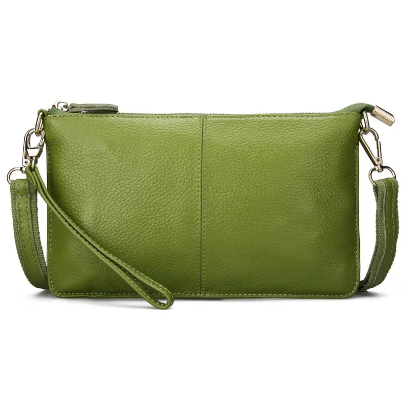 Women Genuine Leather Clutches Shoulder Bags Crossbody Bags