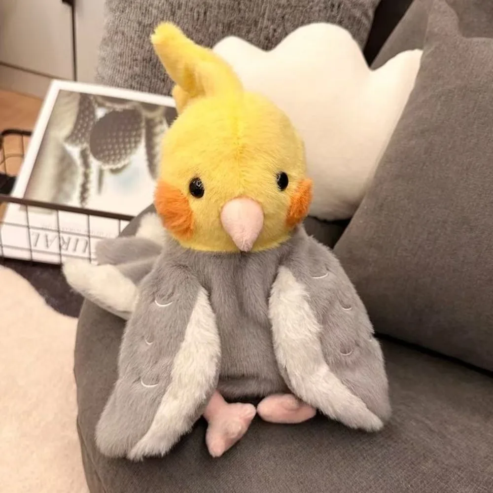 부드러운 새 손인형 버드게리거 코카티엘 게임 소품 몽크 파라키티 20cm