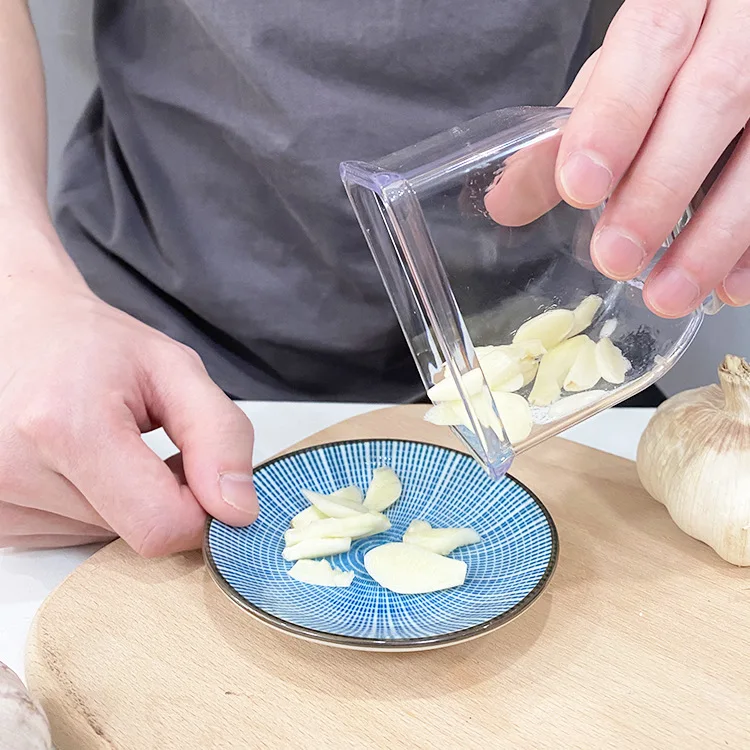 Garlic Slices God Tool Commercial Barbecue Restaurant Quick Manual Garlic Head Cutting Tool Home Use Slices
