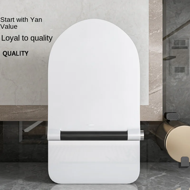Smart Household Super Rotor Siphon Seat Pack Installation Silent Water Saving Round Bowl Pulse Toilet Floor Mounted