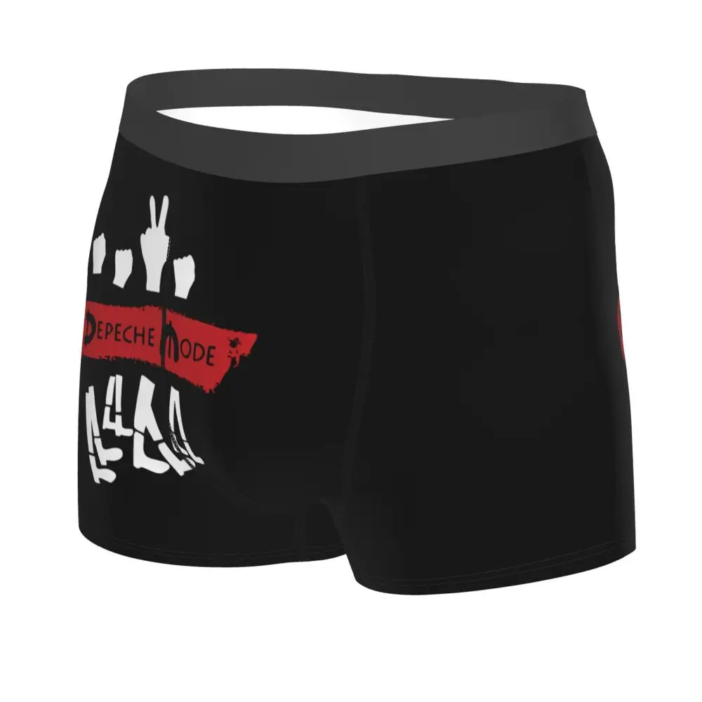 Custom Electronic Rock Depeche Cool Mode Boxers Shorts Men Briefs Underwear Cool Underpants