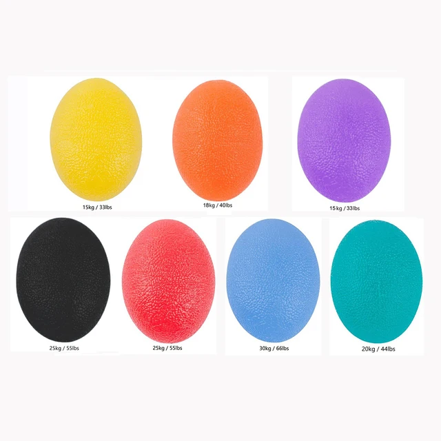 Hand Grip Egg Gripping Ball Finger Trainer Gym Fitness Home Exercise Equipment Antistress Handgrip Expander Muscle Strengthener 6