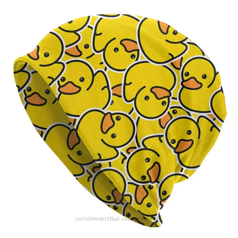 

Gothic Outdoor Beanie Hats Yellow Classic Rubber Duck Hat Bonnet Special Men Women'S Earmuffs Skullies Beanies Caps