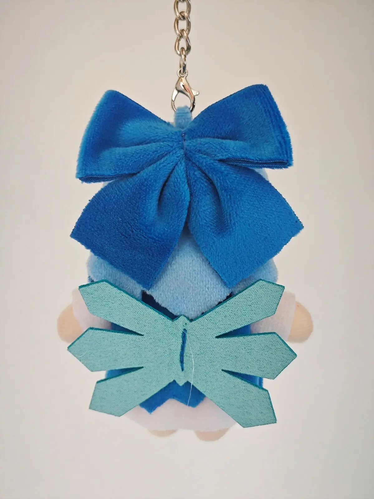 Japan Anime TouHou Project Cirno Cosplay Fumo Plush Pendant Key Chain Xmas Gifts