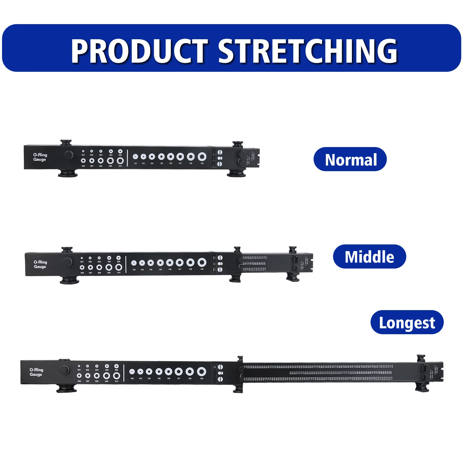O-Ring Gauge o ring gauge Make Work Smart Telescoping Sizing Plastic Slide Style National Type for Measuring